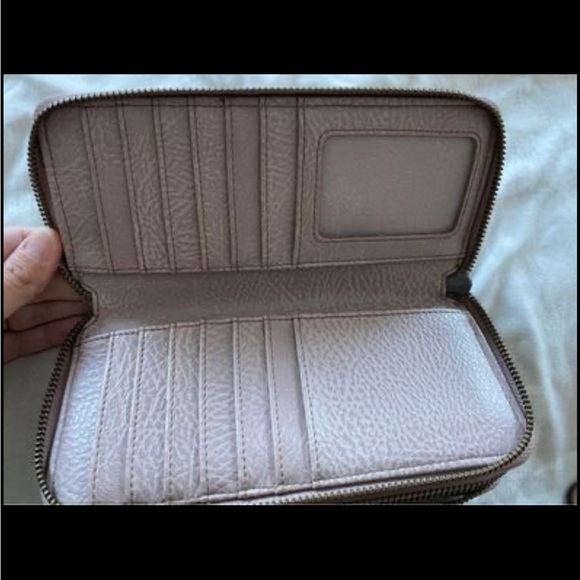 Matt & Nat dusty rose Sublime wallet - Picture 3 of 3